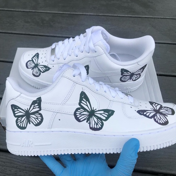 Nike Af1 reflective butterfly custom - Picture 2 of 4